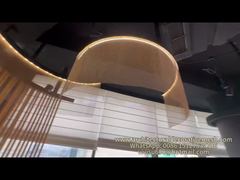 Kapı Restoran Demosu İçin Mimari Metal Mesh Perde Ekranını Görüntüleyin