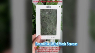 Dokuma Metal Hasır Dekoratif Hasır Oda bölmesi Pencere teli Böcek perdesi