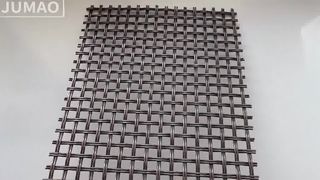Bakır kırmızısı metal örgü panelin gerçek çekim videosu
