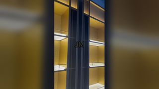 Dolap veya dolap dekorasyonu için metal örgü