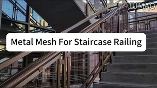Merdiven Korkuluk Korkuluğu için Özel Desen Genişletilmiş Metal Mesh