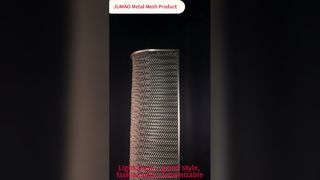 Spiral Dekoratif Metal Hasır Kavisli Özel Paslanmaz Çelik Bölme Ekranı