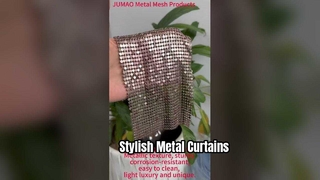 Dekoratif Metal Paneller Metal Payet Perdeler Premium kişiselleştirilmiş