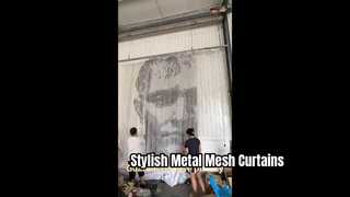 Metal Zincir Bağlantı Perdesi Üretim Sürecinin Gerçek Çekim Videosu