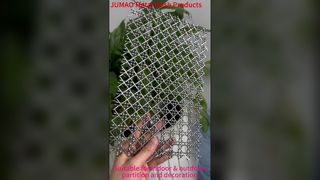 Dekoratif Tel Metal Mesh Mimari Mesh Kapalı Dış Mekan Gizlilik Ekranı