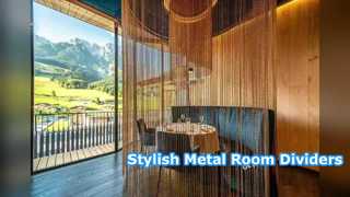 Şık Oda Bölücüler için Metal Zincir Perdeler