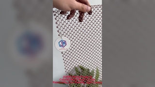 Renkli Metal Perdeler Metal Örgü Perdeler Dekoratif Metal Perdeler Kişiye özel, hafif lüks pri