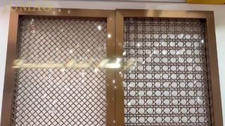 Metal Dekoratif Meshin Gerçek Çekim Videosu