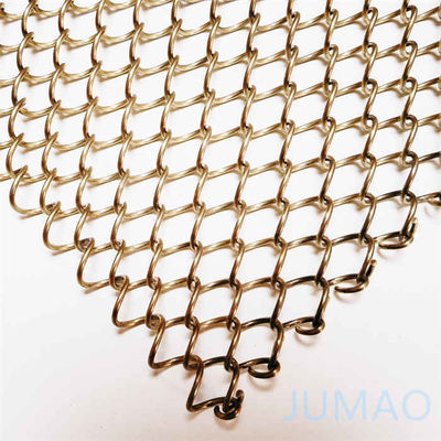 Mimarlık Metal Mesh Perdeleri Kapı Restoranı için ekran