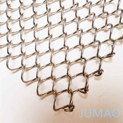 Şömine Metal Mesh Perdeler Paslanmaz Çelik Metal Mesh Perdeler