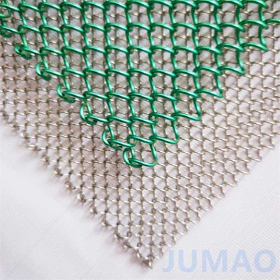 2.0mm Düzgün Dekorasyon için Dikişsiz Dikişli Metal Mesh Perde Dokusu