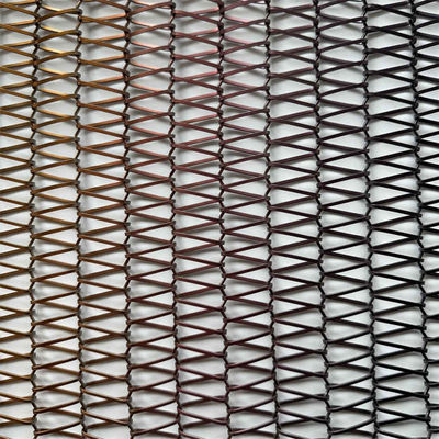 Bobin Teknolojisi Metal Mesh Perdeler Özel Bakır Malzemeler