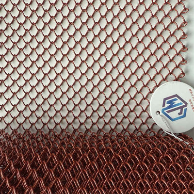 Heavy Duty Metal Chain Link Mesh En fazla genişliği 12 metre özelleştirilebilir açıklık