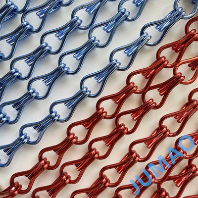 1.8 mm veya 2.0 mm tel ile statik veya kaydırıcı perdelerde özelleştirilebilir zincir tavanları