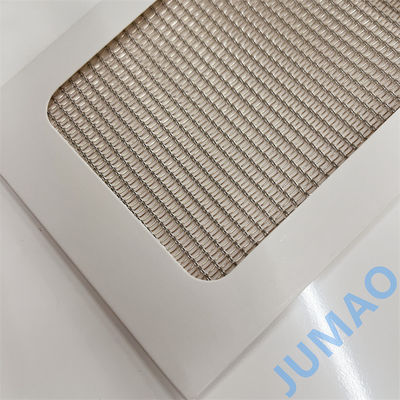 Bakır kumaş örneği ile katlanmış cam dış cephe