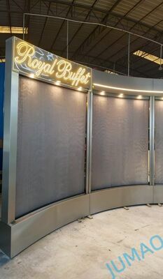 Yenilikçi Mimari Su Özelliği Mesh Ekranı Su Akışını Geliştiriyor