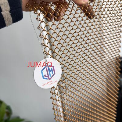 Sanat Eserleri Dekoratif Metal Mesh Asansör Kaplama Mimarlık Dikili Metal Mesh