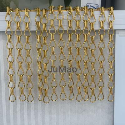 Konferans Odaları, Lobiler ve Perakende Ortamları İçin Mükemmel Mekanlara Uygun Tavan Montajlı Dekoratif Metal Perdeler