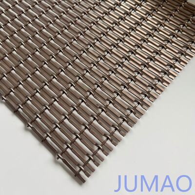 Estetik Modern Dokuma Mimari Metal Mesh Zarif Oda Bölücü İyi Gizlilik Sağlar